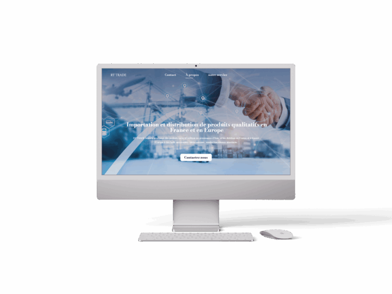 Lire la suite à propos de l’article Un site vitrine moderne et un logo sur mesure pour RTTrade