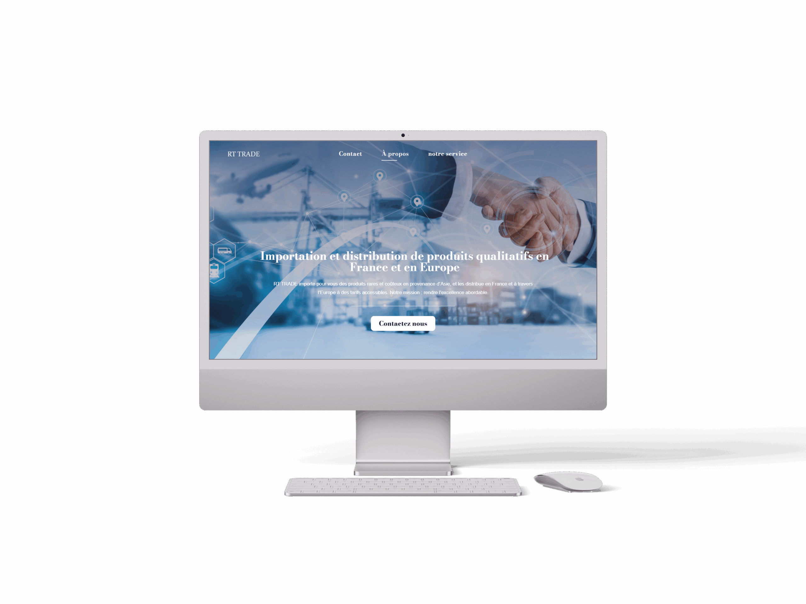You are currently viewing Un site vitrine moderne et un logo sur mesure pour RTTrade